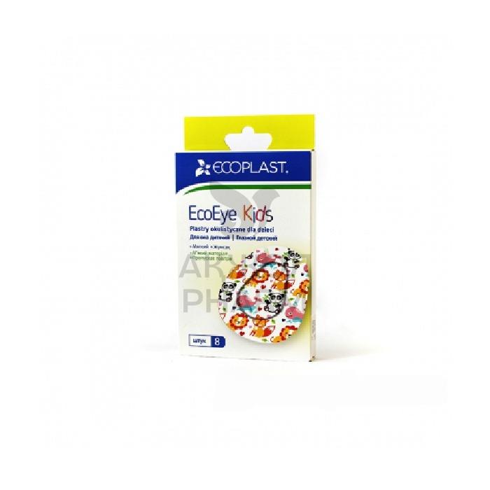 ПЛАСТЫРЬ ECOPLAST ECOEYE KIDS НЕТКАНЫЙ №8 - купить в интернет-аптеке Ақ Жол Pharm
