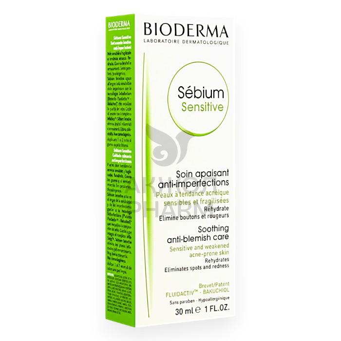 КРЕМ Д/КОЖИ BIODERMA SEBIUM SENSETIVE 30МЛ - купить в интернет-аптеке Ақ Жол Pharm