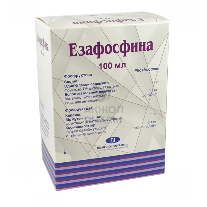 ЕЗАФОСФИНА 10Г 100МЛ/BIOMEDICA FOSCAMA GROUP S.P.A. - купить в интернет-аптеке Ақ Жол Pharm