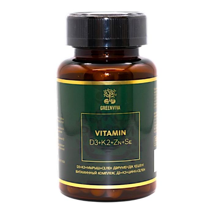 ВИТАМИН D3+K2+ZN+SE КАПС №60/САППЛЕМЕНТ ГРУПП - фото 1