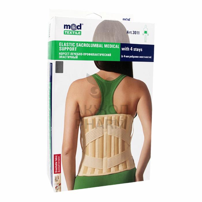 КОРРЕКТОР ОСАНКИ 3011 MEDTEXTILE ЭЛАСТ С 4 РЕБРАМИ ЖЕСТ XL - купить в интернет-аптеке Ақ Жол Pharm