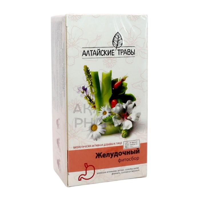 ЖЕЛУДОЧНЫЙ ФИТО-ЧАЙ ПАК 1.5ГР №20/АЛТАЙСКИЕ ТРАВЫ - фото 1