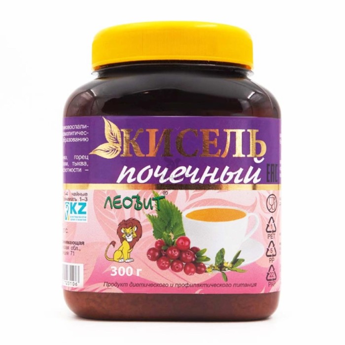 ПОЧЕЧНЫЙ КИСЕЛЬ 300ГР/ЛЕОВИТ - купить в интернет-аптеке Ақ Жол Pharm