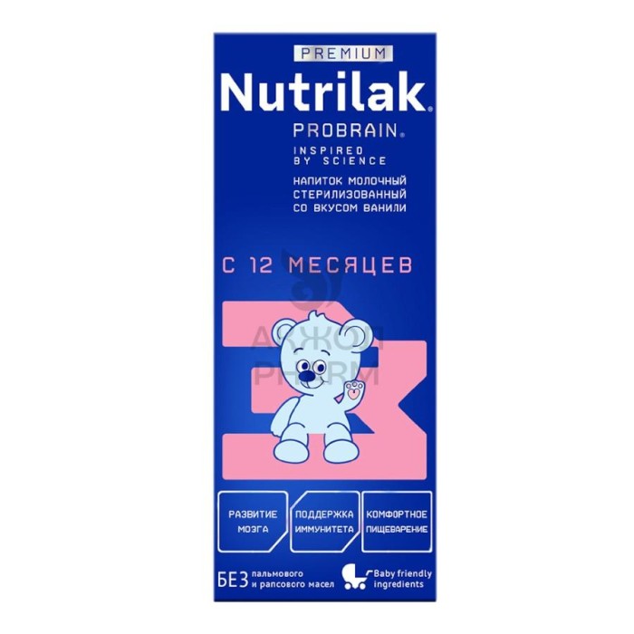 НАПИТОК NUTRILAK PREMIUM МОЛ 12+ 200МЛ - купить в интернет-аптеке Ақ Жол Pharm