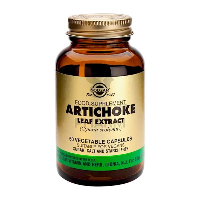 ЭКСТРАКТ ЛИСТЬЕВ АРТИШОКА КАПС №60/СОЛГАР - купить в интернет-аптеке Ақ Жол Pharm