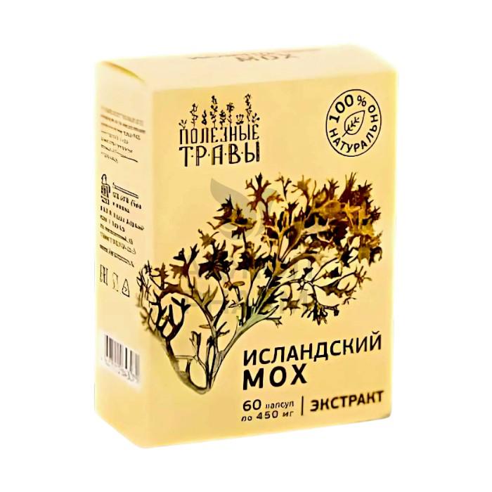ИСЛАНСКИЙ МОХ ЭКСТРАКТ КАПС №60/ПЧЕЛА И ЧЕЛОВЕК - купить в интернет-аптеке Ақ Жол Pharm