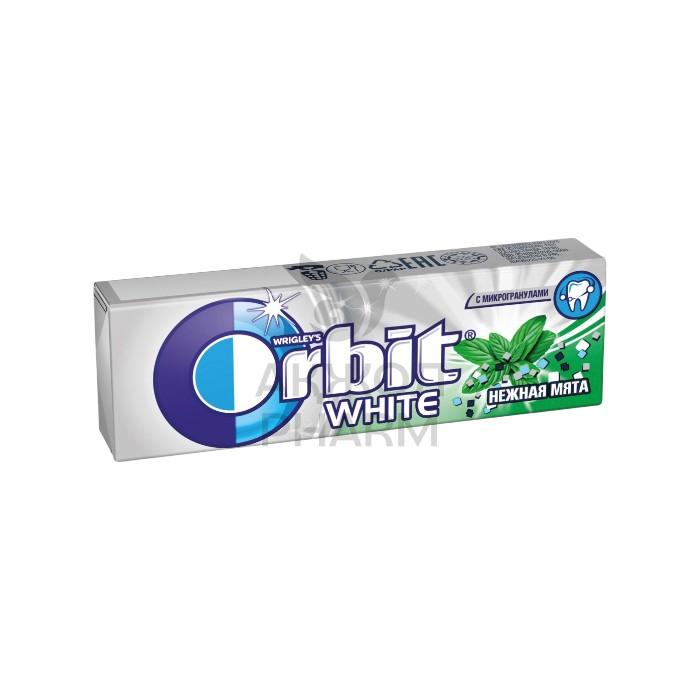 РЕЗИНКА ЖЕВАТ ORBIT WHITE НЕЖНАЯ МЯТА 13.6ГР - купить в интернет-аптеке Ақ Жол Pharm