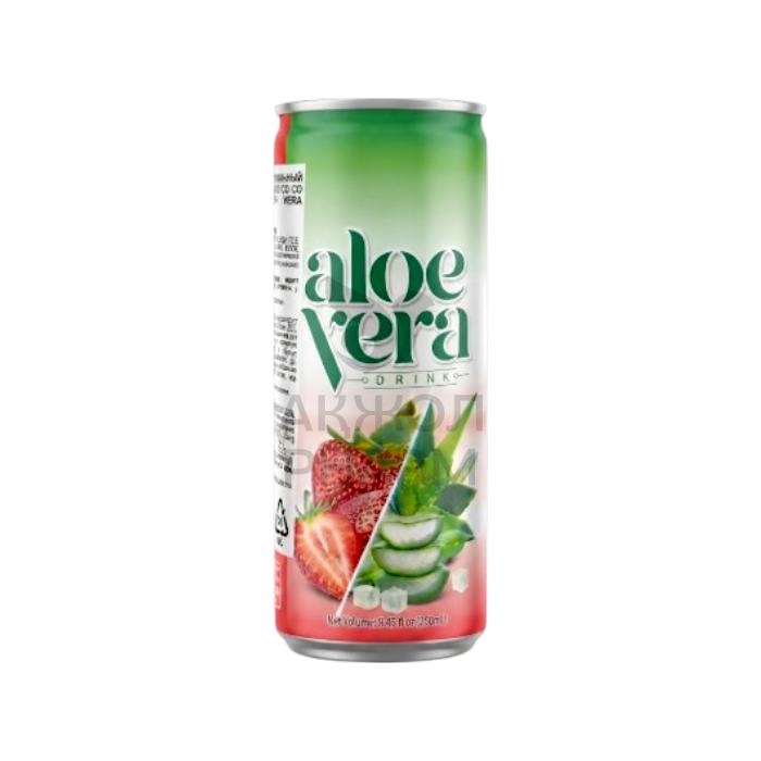 НАПИТОК ALOE VERA С СОКОМ И МЯКОТЬЮ АЛОЭ КЛУБНИКА 250МЛ - купить в интернет-аптеке Ақ Жол Pharm