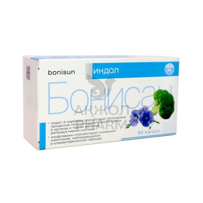 БОНИСАН ИНДОЛ КАПС №60/ВИС РОССИЯ - купить в интернет-аптеке Ақ Жол Pharm