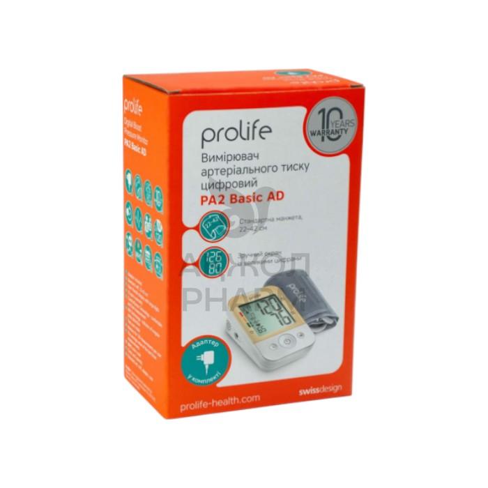 ТОНОМЕТР PROLIFE PA2 BT АВТОМАТИЧЕСКИЙ С МАНЖЕТОЙ 22-42СМ С АДАПТЕРОМ - фото 1