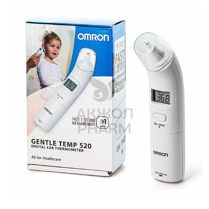 ТЕРМОМЕТР OMRON GENTLE ТЕМП 520 ИНФРАКРАСНЫЙ УШНОЙ - купить в интернет-аптеке Ақ Жол Pharm