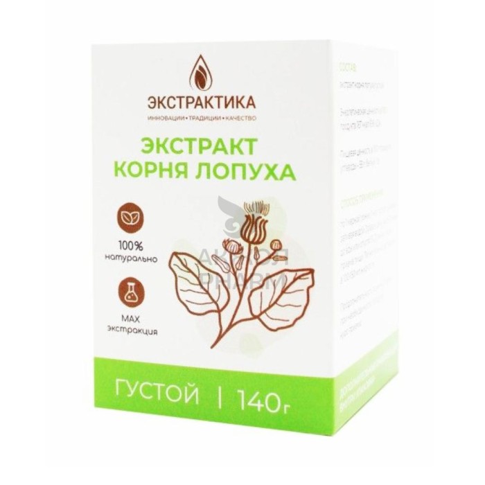 ГУСТОЙ ЭКСТРАКТ ЛОПУХА 140ГР/ПЧЕЛА И ЧЕЛОВЕК - фото 1
