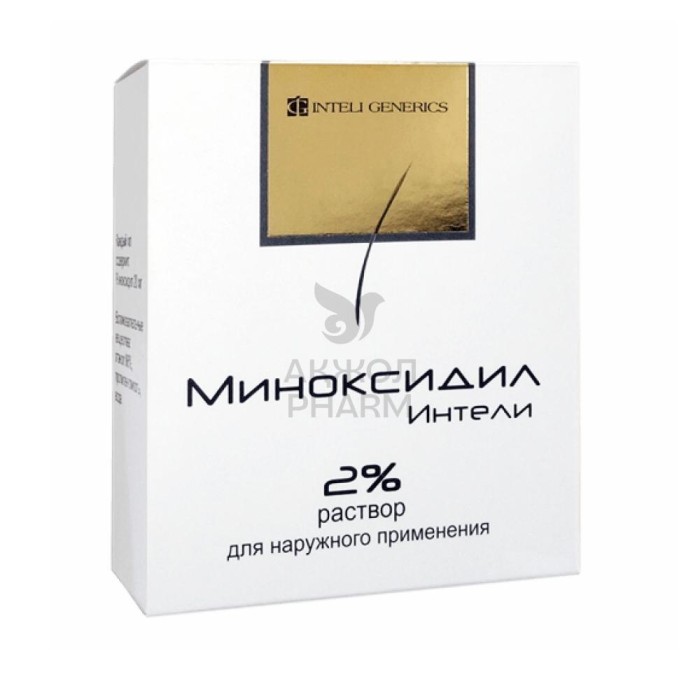МИНОКСИДИЛ ИНТЕЛИ РАСТВ 2% 60МЛ/ИНТЕЛИ ГЕНЕРИКС НОРД - фото 1