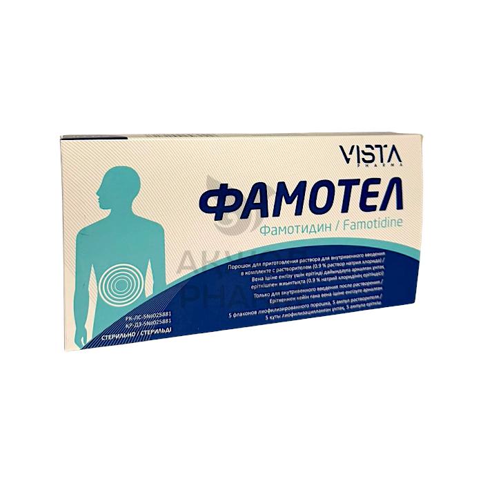 ФАМОТЕЛ АМП 20МГ 5МЛ №5+5/VISTA PHARMA - купить в интернет-аптеке Ақ Жол Pharm