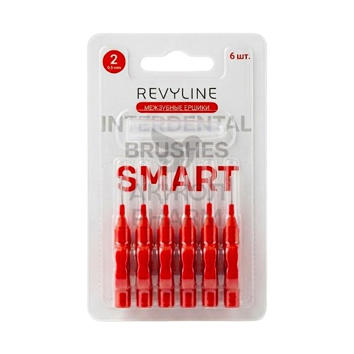 ЕРШИКИ МЕЖЗУБНЫЕ REVYLINE SMART КРАСНЫЕ №2 0,50ММ  6ШТ - фото 1