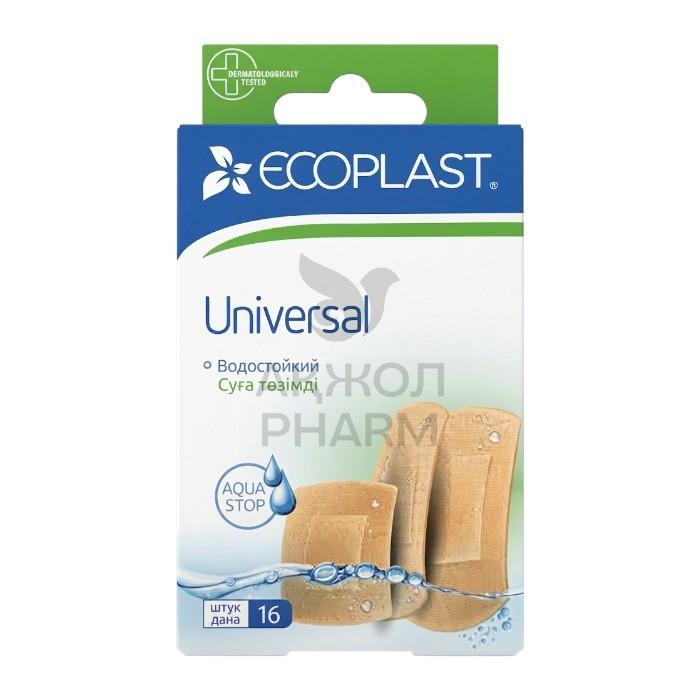 ПЛАСТЫРИ НАБОР UNIVERSAL МЕД ВОДОСТОЙКИЕ 16ШТ/ЕCOPLAST - фото 1