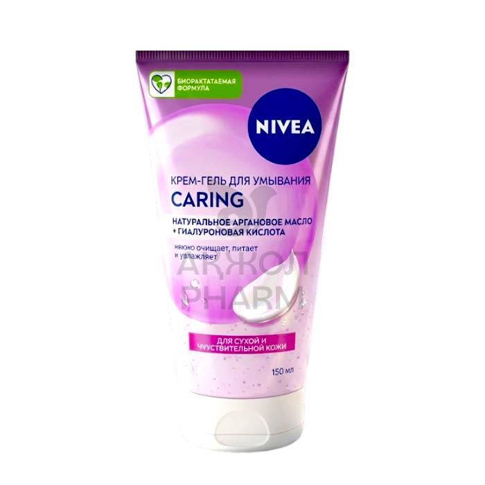 КРЕМ-ГЕЛЬ Д/УМЫВАНИЯ NIVEA НЕЖНЫЙ СУХ/ЧУВСТ 150МЛ - фото 1