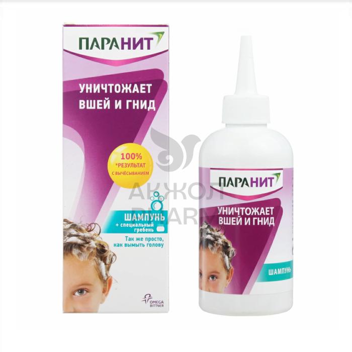 ПАРАНИТ ШАМПУНЬ 200МЛ/БИТТНЕР - купить в интернет-аптеке Ақ Жол Pharm