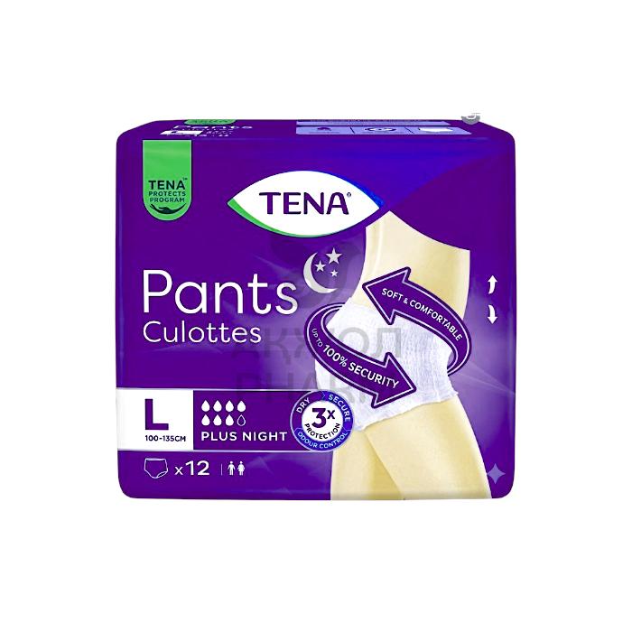 ПОДГУЗНИКИ-ТРУСИКИ TENA PANTS NIGHT PLUS LARGE 12ШТ - купить в интернет-аптеке Ақ Жол Pharm