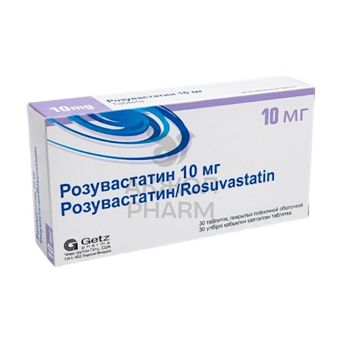 РОЗУВАСТАТИН ТАБЛ 10МГ №30/ГЕТЦ ФАРМ - фото 1