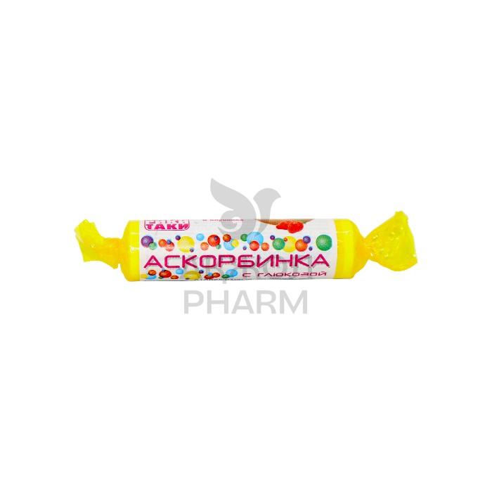 АСКОРБИНОВАЯ КИСЛОТА С ГЛЮКОЗОЙ "ГЛЕНВИТОЛ"25 МГ №10 КРУТКА/GLENMERY - купить в интернет-аптеке Ақ Жол Pharm