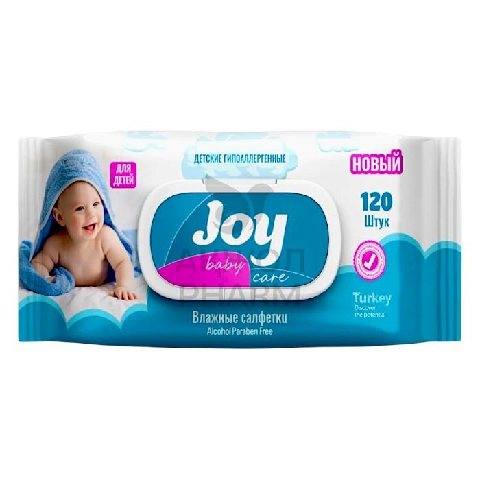САЛФЕТКИ JOY CARE ВЛАЖНЫЕ ДЕТСКИЕ 120ШТ - купить в интернет-аптеке Ақ Жол Pharm