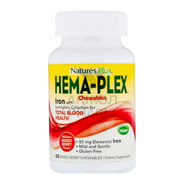 ХЕМА-ПЛЕКС ЖЕЛЕЗО КАПС 85МГ №60/NATURESPLUS - купить в интернет-аптеке Ақ Жол Pharm