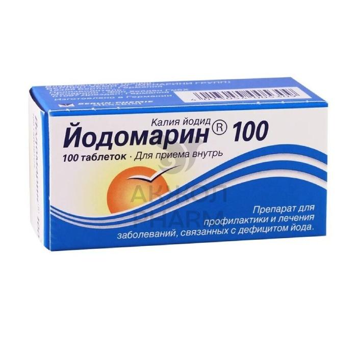 ЙОДОМАРИН ТАБЛ 100МГ №100/БЕРЛИН-ХЕМИ АГ - купить в интернет-аптеке Ақ Жол Pharm