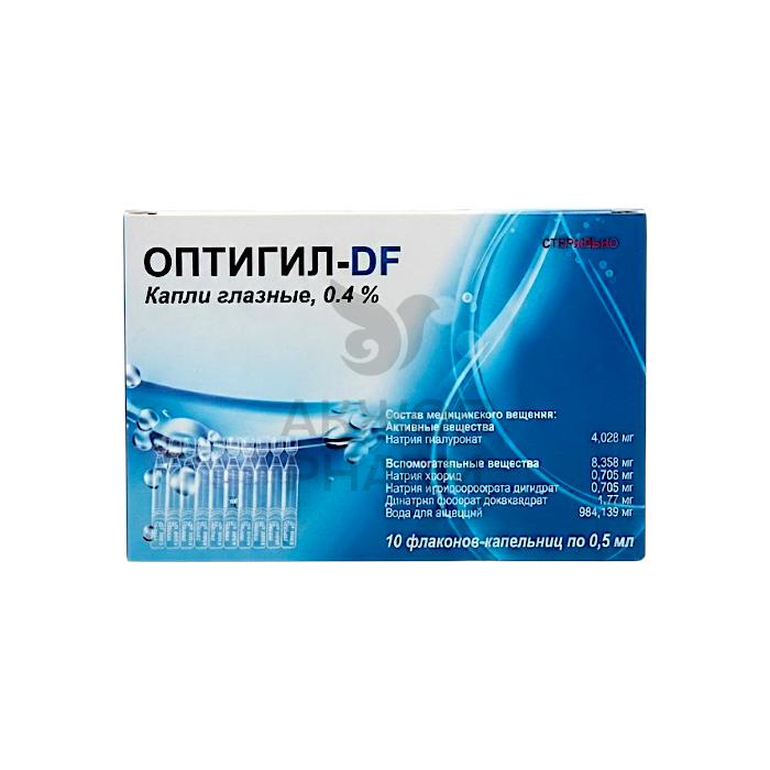 ОПТИГИЛ-DF КАПЛИ ГЛАЗНЫЕ 0,4% 0,5МЛ №10/ДОСФАРМ - купить в интернет-аптеке Ақ Жол Pharm