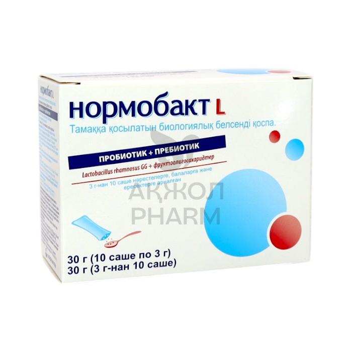 НОРМОБАКТ Л САШЕ 3Г №10/ПОЛЬФАРМА - купить в интернет-аптеке Ақ Жол Pharm