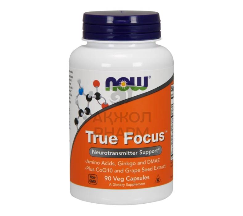 ВИТАМИНЫ NOW TRUE FOCUS 90КАПС - купить в интернет-аптеке Ақ Жол Pharm