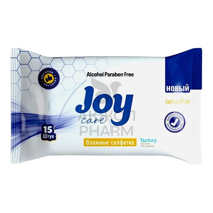 САЛФЕТКИ JOY CARE ВЛАЖНЫЕ 15ШТ - купить в интернет-аптеке Ақ Жол Pharm