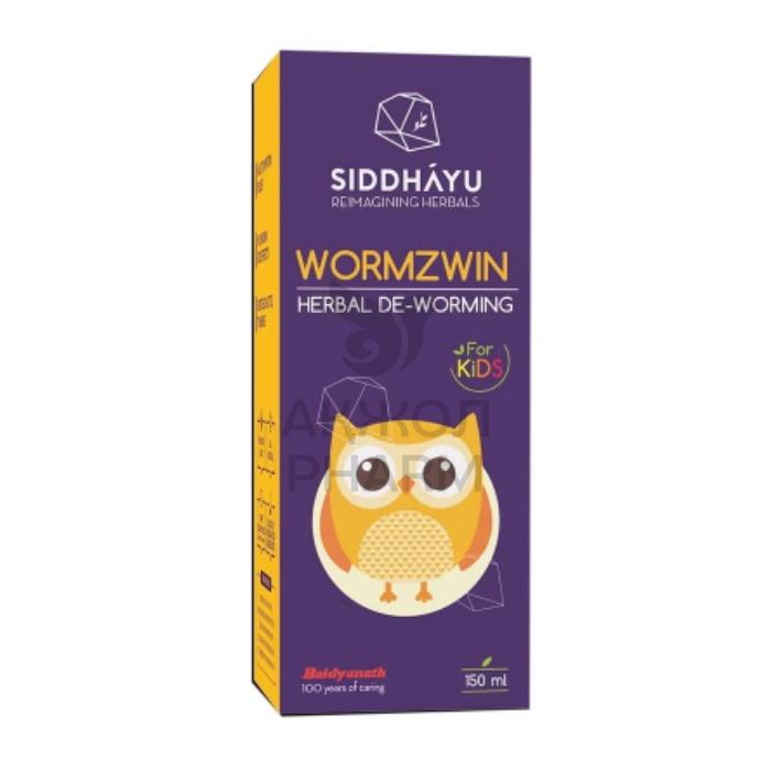 ВОРМЗВИН КИДС СИРОП 150МЛ/SIDDHAYU AYURVEDIC RESEARCH - купить в интернет-аптеке Ақ Жол Pharm