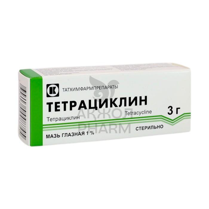 ТЕТРАЦИКЛИНОВАЯ ГЛАЗ МАЗЬ 1% 3Г/ТАТХИМФАРМПРЕПАРАТЫ - купить в интернет-аптеке Ақ Жол Pharm