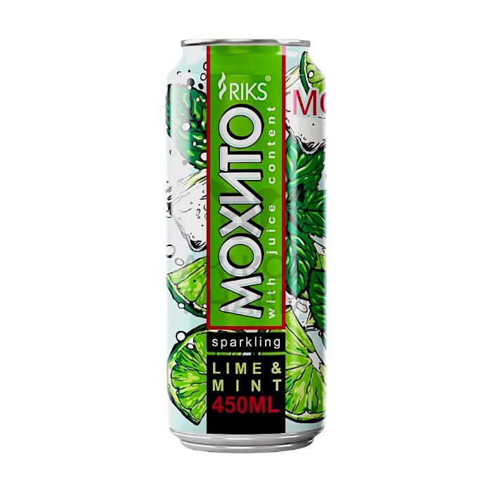 ЛИМОНАД МОХИТО LIME& MINT Ж/Б 0.45Л - купить в интернет-аптеке Ақ Жол Pharm