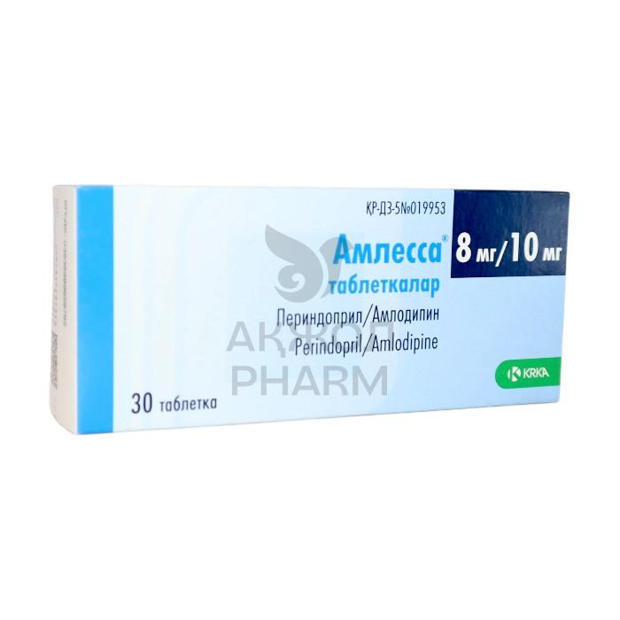 АМЛЕССА ТАБЛ 8МГ/10МГ №30/КРКА - купить в интернет-аптеке Ақ Жол Pharm