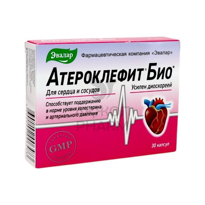 АТЕРОКЛЕФИТ БИО КАПС №30 ДЛЯ СЕРДЦА И СОСУДОВ/ЭВАЛАР ЗАО - купить в интернет-аптеке Ақ Жол Pharm