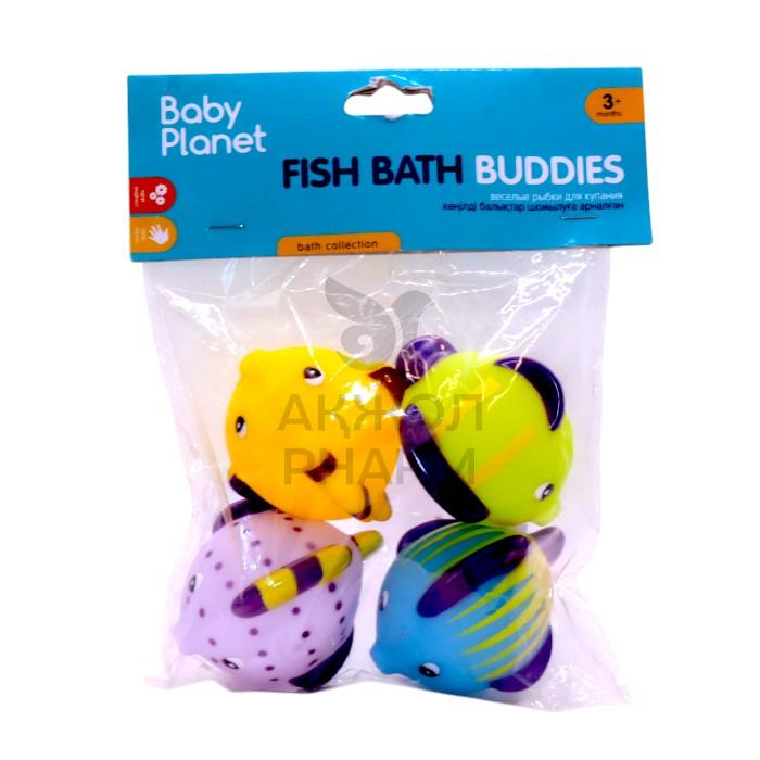ИГРУШКИ Д/ВАННЫ РЫБКИ BABY PLANET ЛЯГУШКА 8417 - фото 1