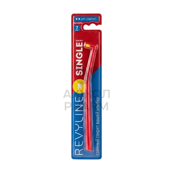 МОНОПУЧКОВАЯ ЩЕТКА REVYLINE SINGLE SHORT SM1000 КРАСНАЯ - фото 1