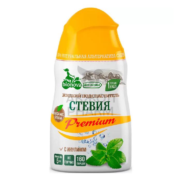 ПОДСЛАСТИТЕЛЬ ЖИДКИЙ СТЕВИЯ PREMIUM 80ГР - купить в интернет-аптеке Ақ Жол Pharm