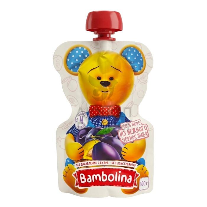 ПЮРЕ BAMBOLINA ДЛЯ ДЕТСКОГО ПИТАНИЯ ЧЕРНОСЛИВ С 4 МЕС 100ГР - фото 1