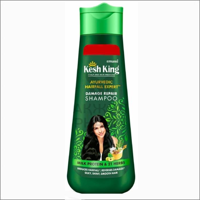 ШАМПУНЬ KESH KING AYURVEDIC HAIRFALL EXPERT DAMAGE 340МЛ - фото 1