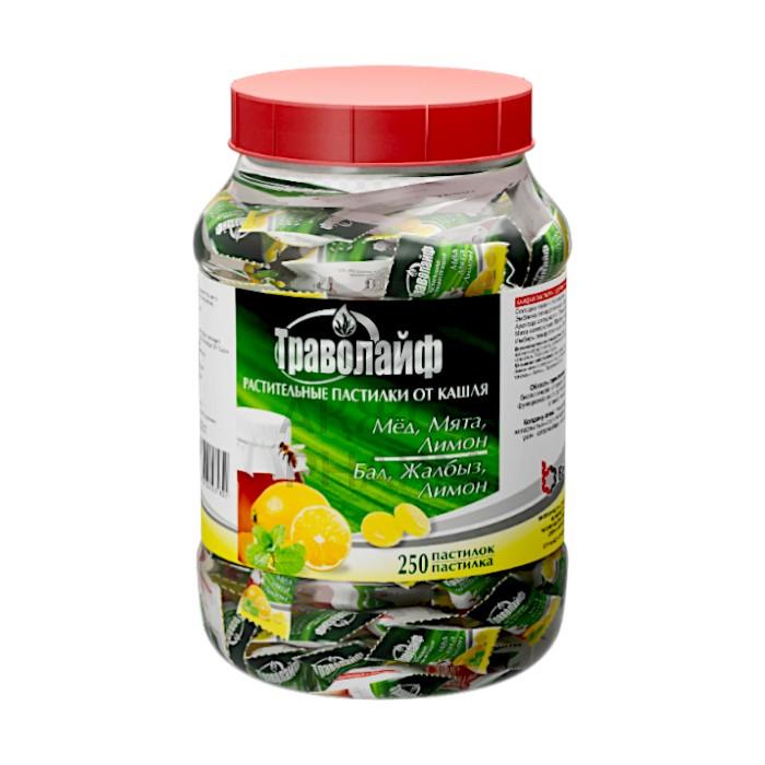 ТРАВОЛАЙФ ПАСТИЛ МЕД МЯТА ЛИМОН №250/LOZEN PHARMA PVT LTD - купить в интернет-аптеке Ақ Жол Pharm