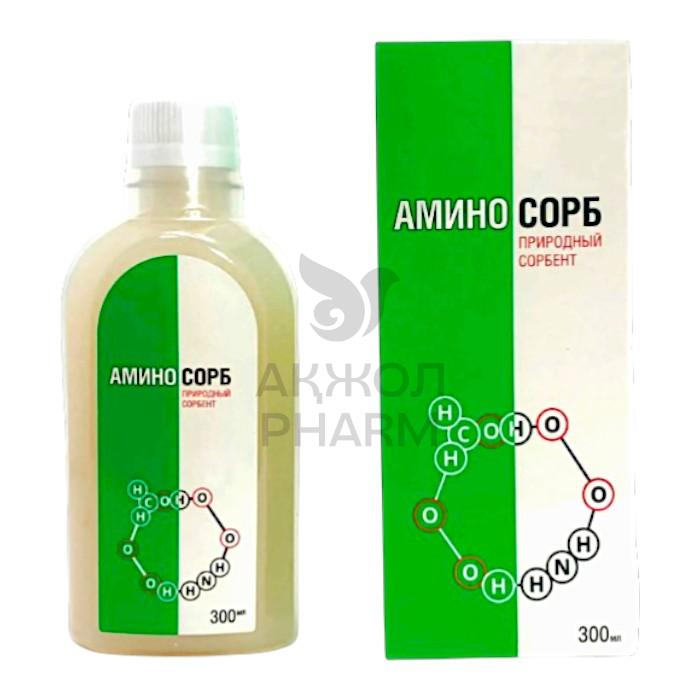 АМИНО СОРБ ПРИРОДНЫЙ СОРБЕНТ 300МЛ - купить в интернет-аптеке Ақ Жол Pharm
