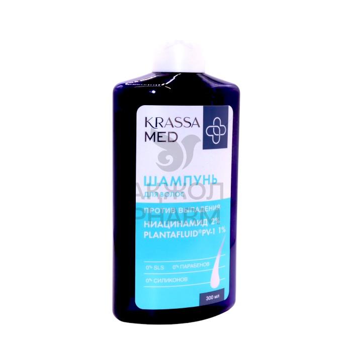 ШАМПУНЬ Д/ВОЛОС KRASSA MED ПРОТИВ ПЕРХОТИ НИАЦИНАМИД 300МЛ - фото 1
