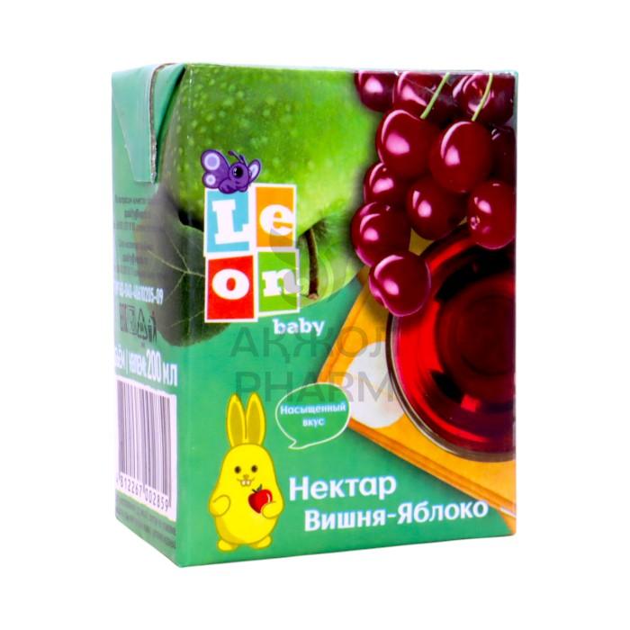 НЕКТАР LEON BABY ВИШНЕВО-ЯБЛОЧНЫЙ 200МЛ - купить в интернет-аптеке Ақ Жол Pharm