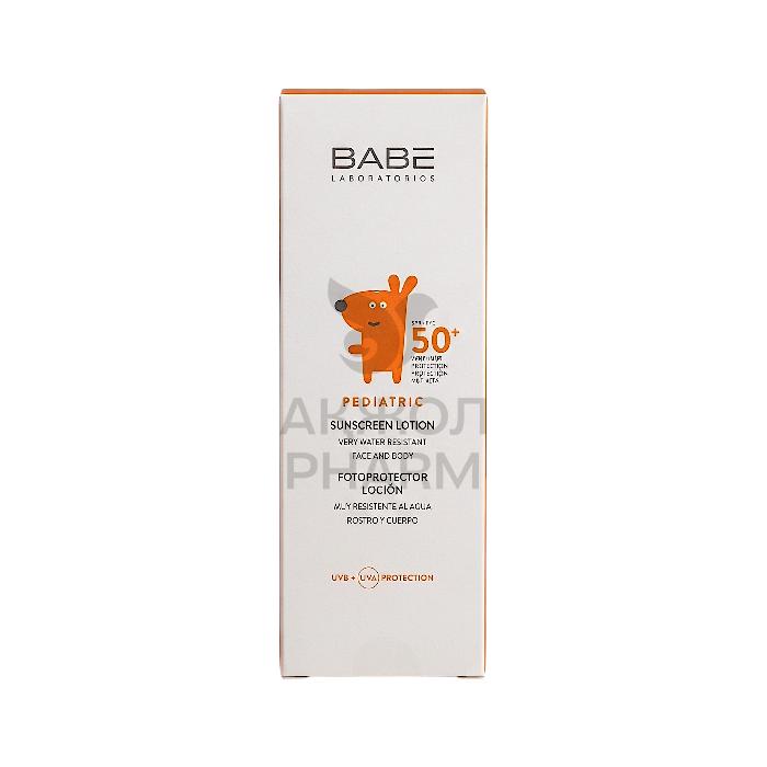 ЛОСЬОН BABE PEDIATRIC ДЕСТКИЙ СОЛНЦЕЗАЩИТНЫЙ SPF50+ 100МЛ - купить в интернет-аптеке Ақ Жол Pharm