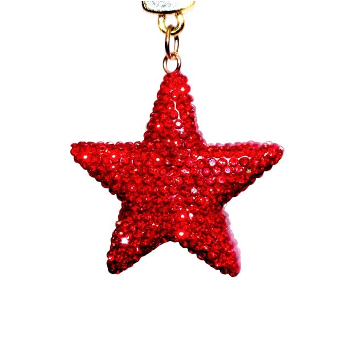 БРЕЛОК ИГРУШКА СО СТРАЗАМИ - фото 1