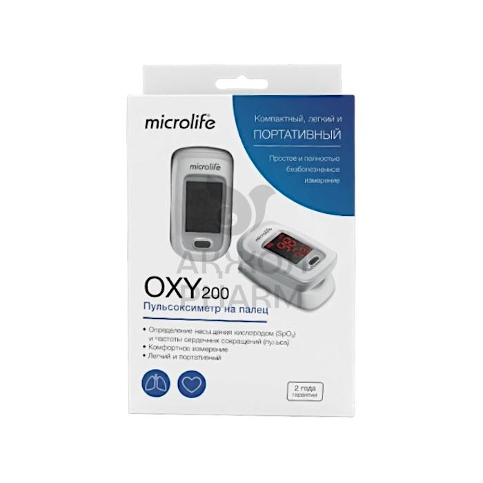 ПУЛЬСОКСИМЕТР MICROLIFE OXY200 СО СВЕТОДИОДНЫМ ДИСПЛЕЕМ - купить в интернет-аптеке Ақ Жол Pharm