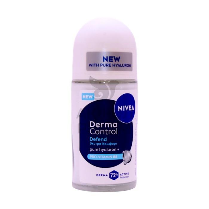 АНТИПЕРСПИРАНТ NIVEA DERMA CONTROL DEFEND ЭКСТРА КОМФОРТ РОЛИК 50МЛ - фото 1